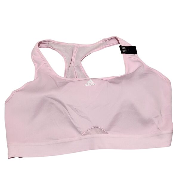 Under Armour Sports Bra Size XL D-DD Pink Medium support - Picture 1 of 13